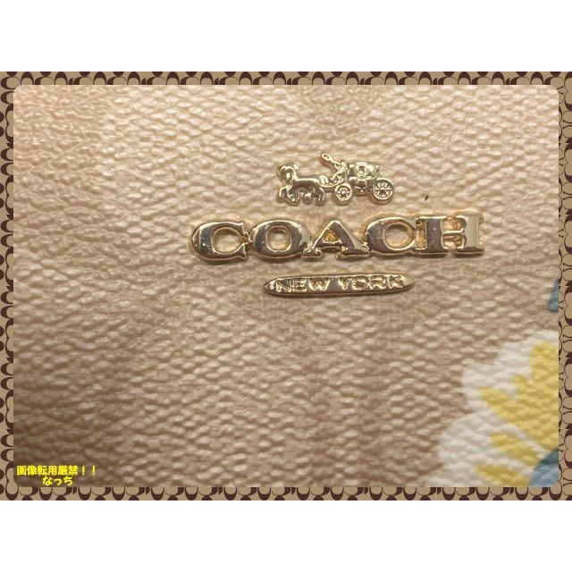 新品未使用 COACH コーチ 長財布 カーキベージュイエロー 正規品 - 財布