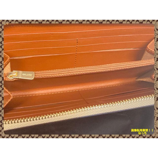 新品未使用 COACH コーチ 長財布 カーキベージュイエロー 正規品 - 財布