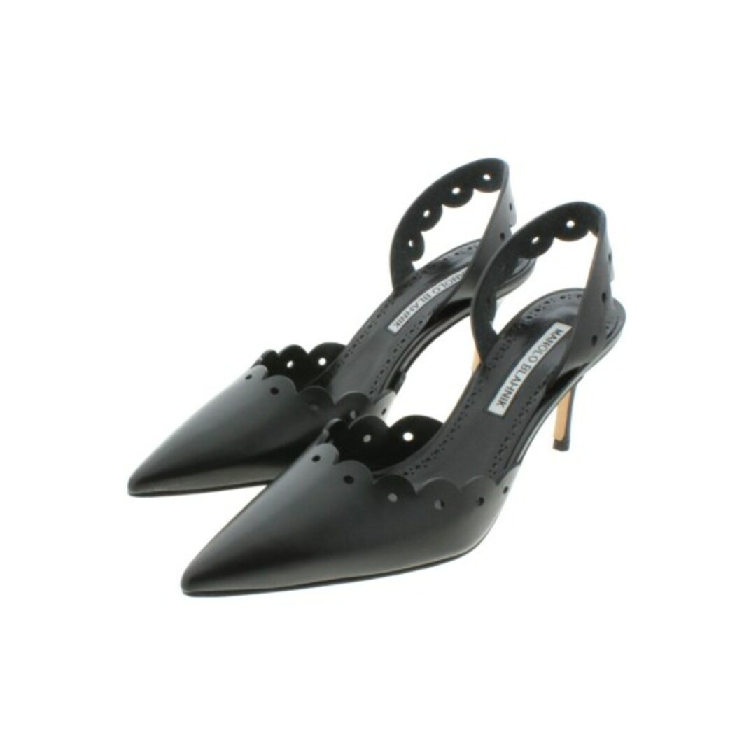 完全限定 MANOLO BLAHNIK パンプス 35(21.5cm位) 黒 【古着