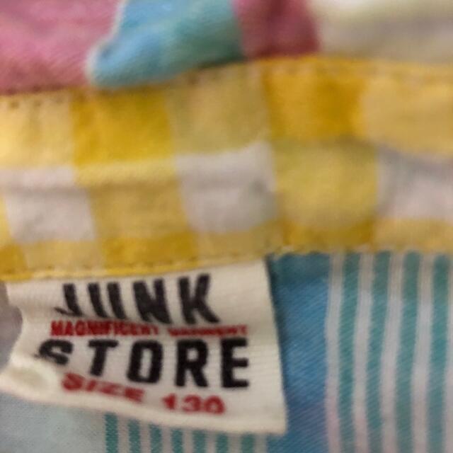 JUNK STORE(ジャンクストアー)のJUNK STORE ワイシャツ　130 キッズ/ベビー/マタニティのキッズ服男の子用(90cm~)(Tシャツ/カットソー)の商品写真