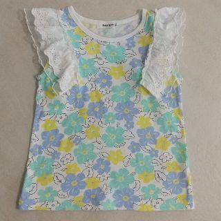 ベベ(BeBe)のBeBe トップス 120 ノースリーブ 花柄(Tシャツ/カットソー)