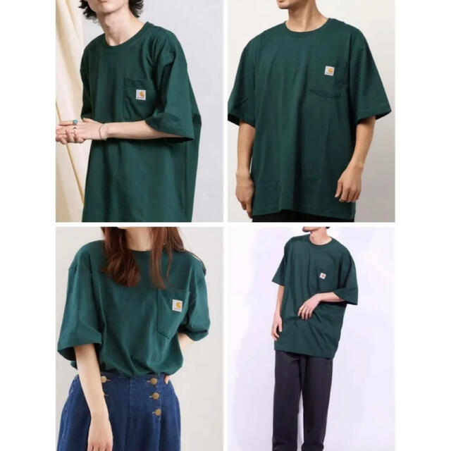 carhartt(カーハート)の【新品未使用品★Mサイズ】カーハート★Tシャツ★ハンターグリーン★半袖★HTG メンズのトップス(Tシャツ/カットソー(半袖/袖なし))の商品写真