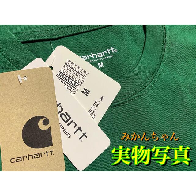 carhartt(カーハート)の【新品未使用品★Mサイズ】カーハート★Tシャツ★ハンターグリーン★半袖★HTG メンズのトップス(Tシャツ/カットソー(半袖/袖なし))の商品写真