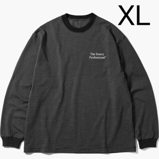 ennoy L/S Border T-Shirt BLACK WHITE  XL(Tシャツ/カットソー(七分/長袖))