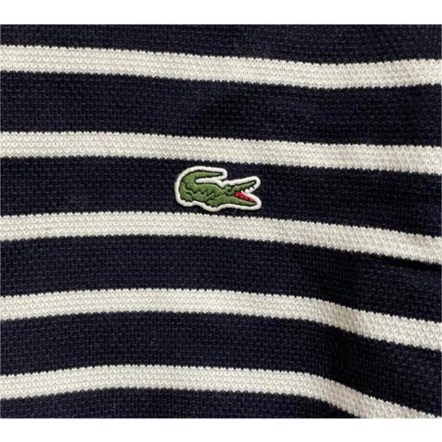 LACOSTE(ラコステ)の【新品値下げ済】LACOSTE コットンピケボーダーTシャツ (半袖) メンズのトップス(Tシャツ/カットソー(半袖/袖なし))の商品写真