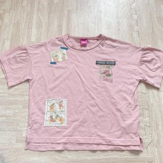 ディズニー(Disney)の130cmディズニー ミッキーミニーピンクTシャツ(Tシャツ/カットソー)