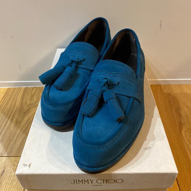 JIMMY CHOO(ジミーチュウ)のJimmy choo メンズ　タッセル付き　スエード　ローファー　サイズ41  メンズの靴/シューズ(スリッポン/モカシン)の商品写真