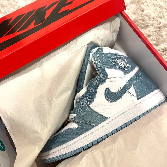 NIKE - NIKE ウィメンズエアジョーダン1レトロHIGHOGデニム NIKE - NIKE ウィメンズエアジョーダン1レトロHIGHOGデニム