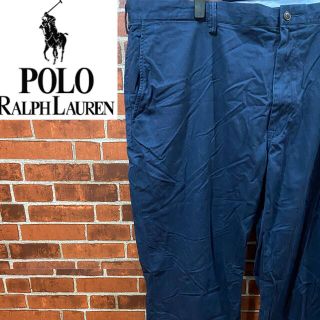 ポロラルフローレン(POLO RALPH LAUREN)のR5 ポロ ラルフローレン チノパン コットンパンツ ダークグレー 古着(チノパン)