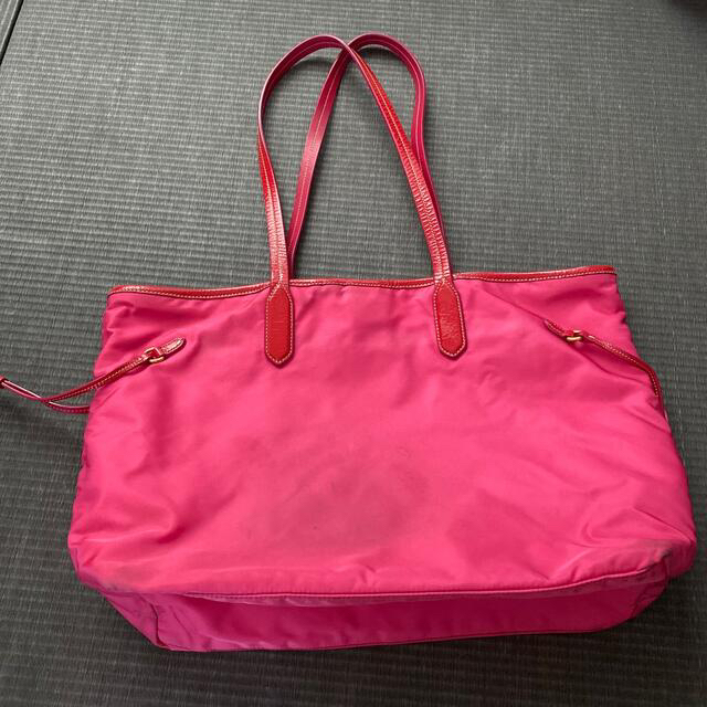 PRADA - たぬさま専用 プラダ ナイロントートバッグ ピンク 難ありの