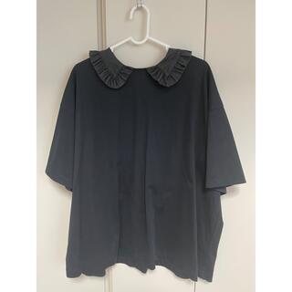 yori トップス　ブラック(Tシャツ(半袖/袖なし))