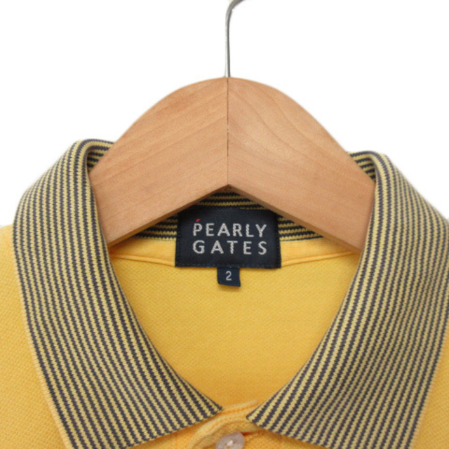 PEARLY GATES(パーリーゲイツ)のパーリーゲイツ PEARLY GATES ゴルフ ポロシャツ 半袖 コットン スポーツ/アウトドアのゴルフ(ウエア)の商品写真