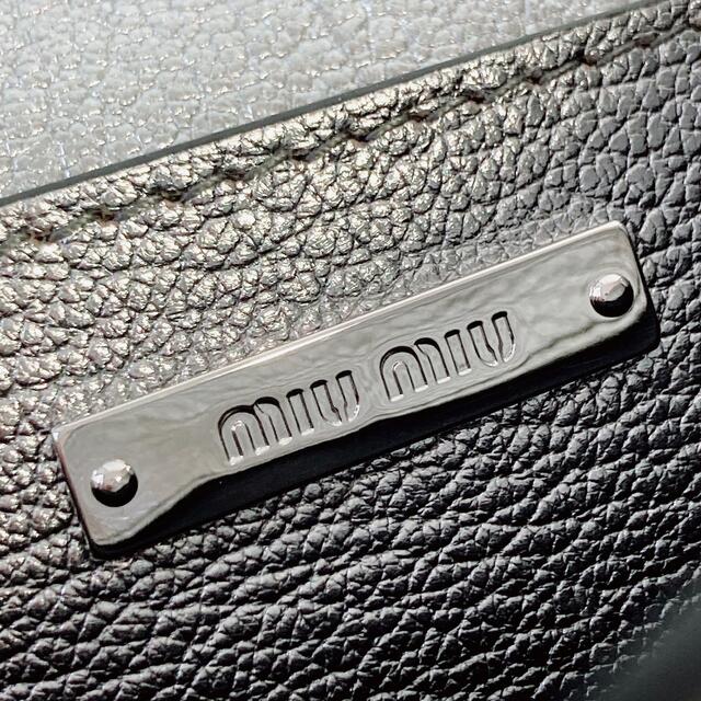 ★保存袋＆カード付き miumiu ビジュー チェーン ショルダーバッグ 3