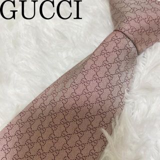 グッチ(Gucci)のGUCCI グッチ ネクタイ GG柄 シルク100％(ネクタイ)