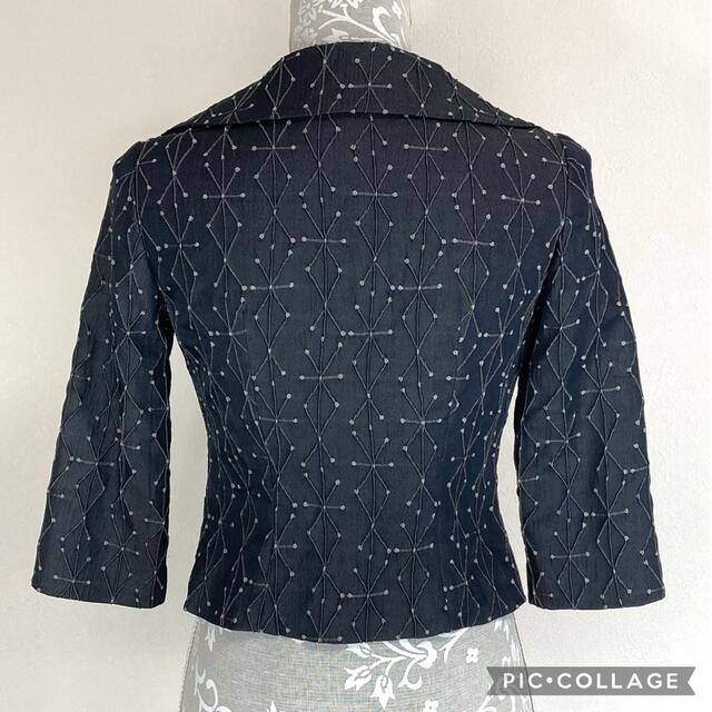 Sybilla - 【美品】シビラ 立体総柄テーラードジャケット七分袖の通販