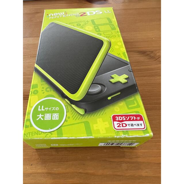 新品・未使用 ニンテンドー2DS LL ブラック × ライム