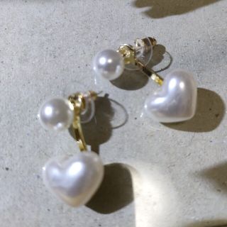 ハート  パールピアス(ピアス)