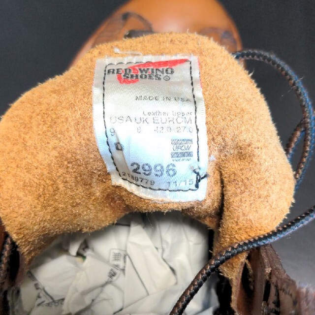 REDWING - レッドウィングredwing ラインマンブーツ2996 27cm REDWING - レッドウィングredwing ラインマンブーツ2996 27cm