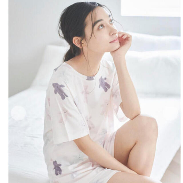 新品 ジェラートピケ オンライン限定 ベアTシャツ&ショートパンツ