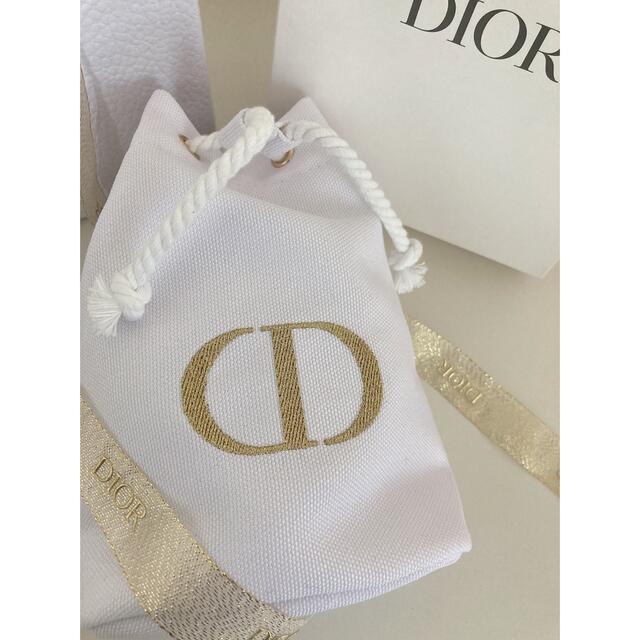Dior(ディオール)のディオール　オリジナル巾着ポーチ レディースのファッション小物(ポーチ)の商品写真