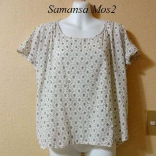 サマンサモスモス(SM2)のSamansa Mos2サマンサモスモス♡小花柄プリントカットソー(カットソー(半袖/袖なし))