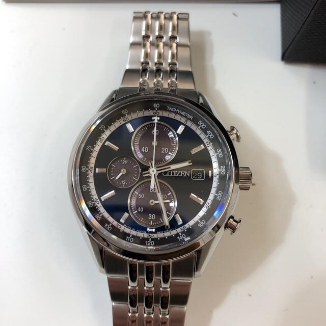 美品 CITIZEN CA0450-57L エコドライブ クロノグラフ 腕時計 - 時計