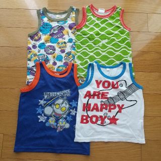 ジャンクストアー(JUNK STORE)の100cmタンクトップ4枚セット ウルトラマン& JUNK STORE(Tシャツ/カットソー)