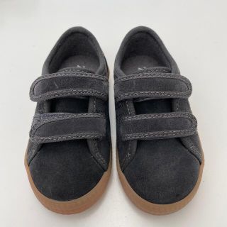 ザラキッズ(ZARA KIDS)のZARA kids ストラップ　シューズ　23 ダークグレー　ネイビー(スニーカー)