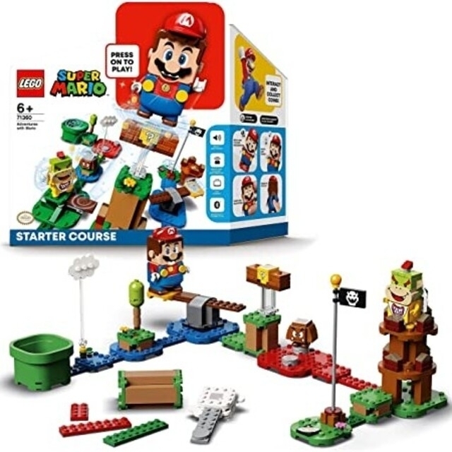 LEGO マリオ スターターセット＋バッタン キッズ/ベビー/マタニティのおもちゃ(積み木/ブロック)の商品写真