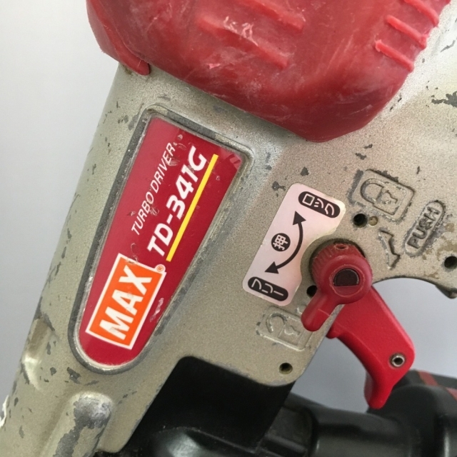 △△MAX マックス 常圧ターボドライバ TD-341G エア釘打機 △△MAX マックス 常圧ターボドライバ TD-341G エア釘打機