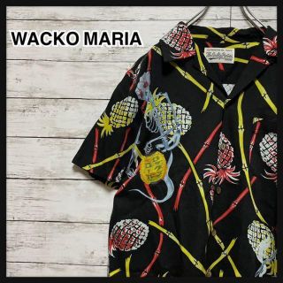 ワコマリア(WACKO MARIA)の【入手困難】ワコマリア☆総柄パイナップル最高デザインオープンカラーアロハシャツ(シャツ)