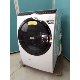 ヒタチ(日立)の2021年美品　日立ドラム式洗濯乾燥機11kg/6kg 洗剤自動投入　AIお洗濯(洗濯機)