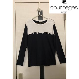 クレージュ(Courreges)のみーこ様専用♡ * * * クレージュ♡綿100%で肌に優しい立体お花柄トップス(Tシャツ(長袖/七分))