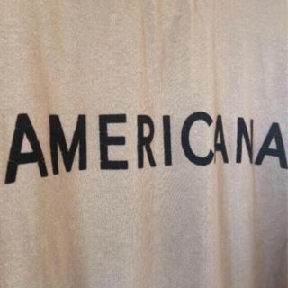 アメリカーナ(AMERICANA)の美品　アメリカーナ サイドジップ スウェット ワンピース 定価18900(ロングワンピース/マキシワンピース)