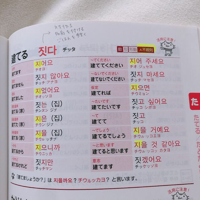 【訳あり】すくわかる！韓国語活用辞典 エンタメ/ホビーの本(語学/参考書)の商品写真