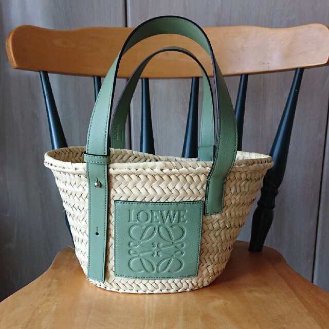未使用 LOEWE カゴバッグ S ロエベ - かごバッグ/ストローバッグ