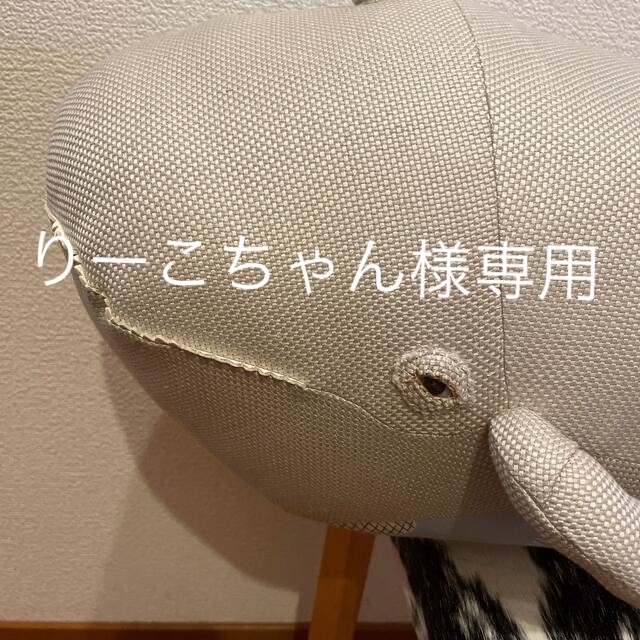 クジラクッション　新品　ミナペルホネン　アフターレインベージュ