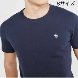 アバクロンビーアンドフィッチ(Abercrombie&Fitch)の★Abercrombie【S】メンズクルーネックワンポイントアイコン刺繍半袖T(Tシャツ/カットソー(半袖/袖なし))