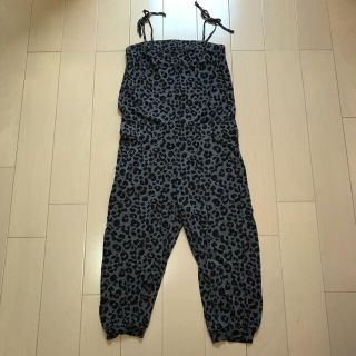 エイチアンドエム(H&M)のH&M  ヒョウ柄オールインワン サロペット(パンツ/スパッツ)