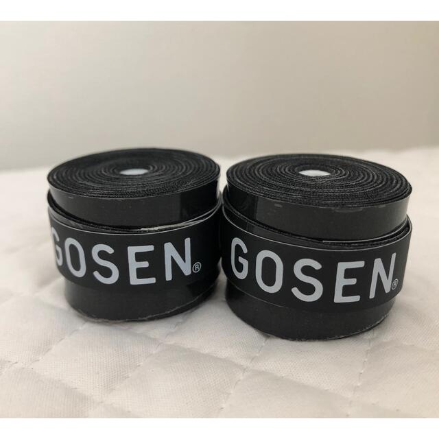 GOSEN(ゴーセン)のGOSEN グリップテープ 2個★迅速発送 黒色 ゴーセン マイバチ✳︎色変更可 エンタメ/ホビーのエンタメ その他(その他)の商品写真