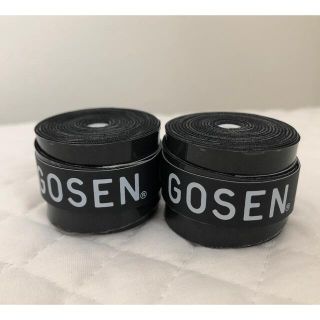 ゴーセン(GOSEN)のGOSEN グリップテープ 2個★迅速発送 黒色 ゴーセン マイバチ✳︎色変更可(その他)