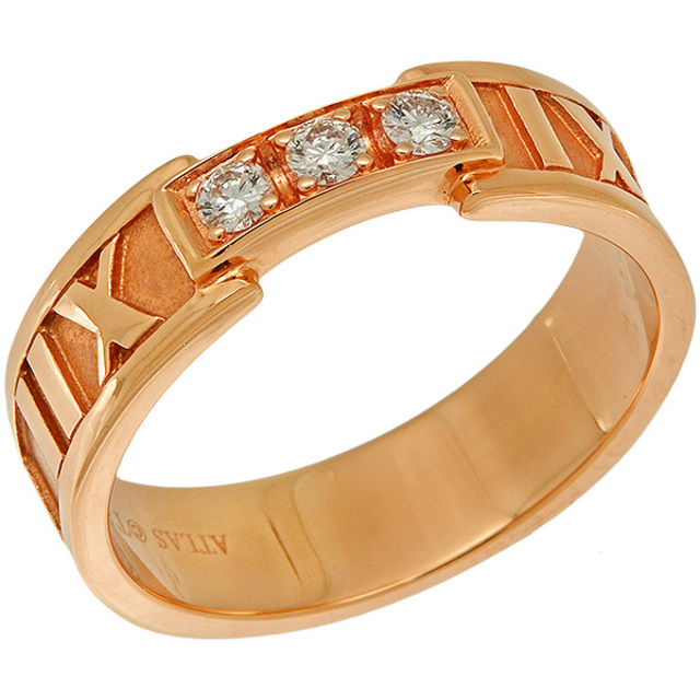Tiffany & Co. - ティファニー アトラス 3Pダイヤ リング 11.5号 K18PG ...