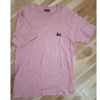 ステューシー Tシャツ・カットソー(メンズ)（ピンク/桃色系）の通販 