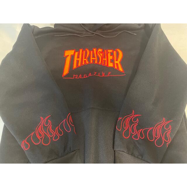 THRASHER(スラッシャー)のTHRASHER/スラッシャー 刺繍パーカー サイズL~XL相当 メンズのトップス(パーカー)の商品写真