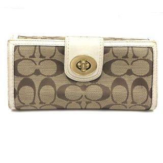 コーチ(COACH)のコーチ 長財布 二つ折り シグネチャー ソーホー 13-22011321(財布)