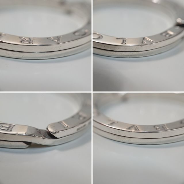 BVLGARI(ブルガリ)の2766 BVLGARI ブルガリ 925 キーリング シルバー メンズのファッション小物(キーホルダー)の商品写真