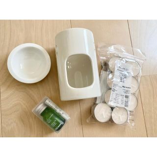 ムジルシリョウヒン(MUJI (無印良品))の無印良品　アロマポット　3点セット(アロマポット/アロマランプ/芳香器)