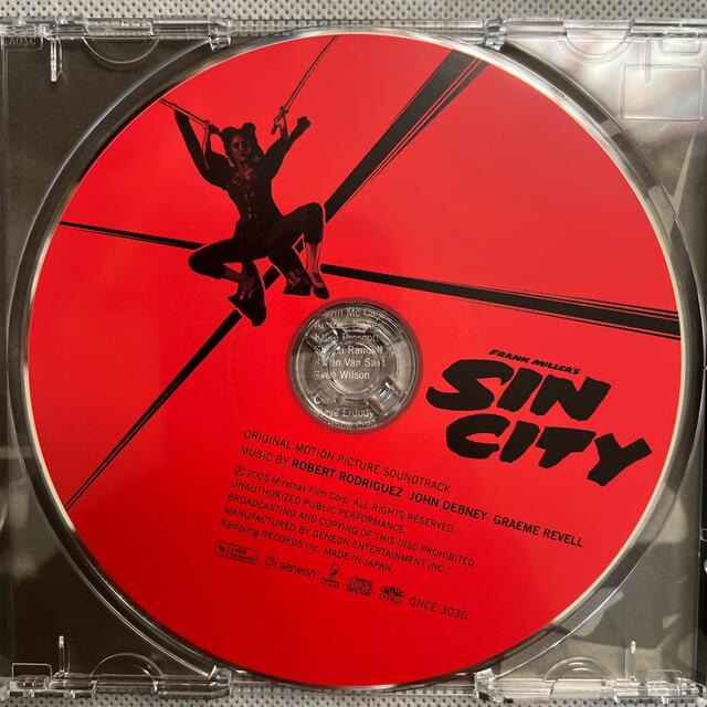 【中古】Sin City/シン・シティ-日本盤サントラ CD 帯付き エンタメ/ホビーのCD(映画音楽)の商品写真