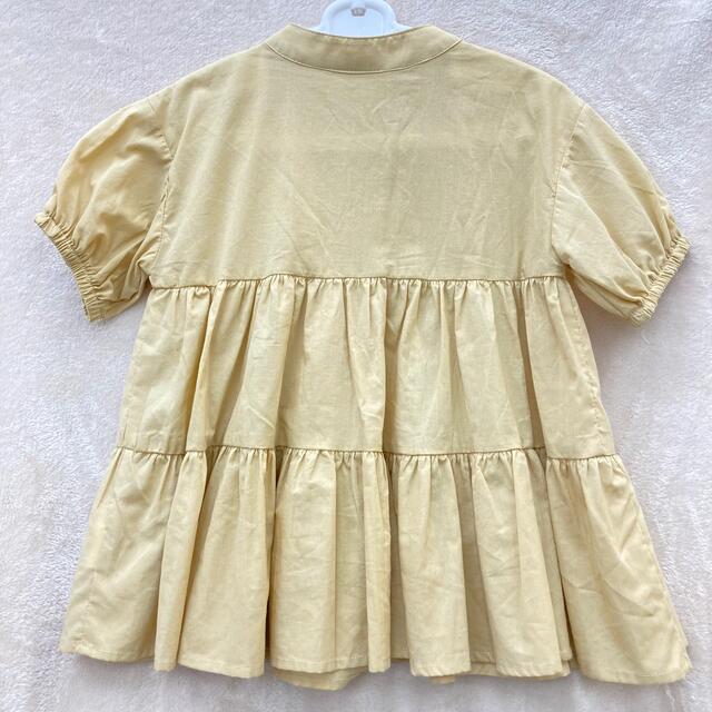 新品未使用　100センチ　ティアードチュニック キッズ/ベビー/マタニティのキッズ服女の子用(90cm~)(ブラウス)の商品写真