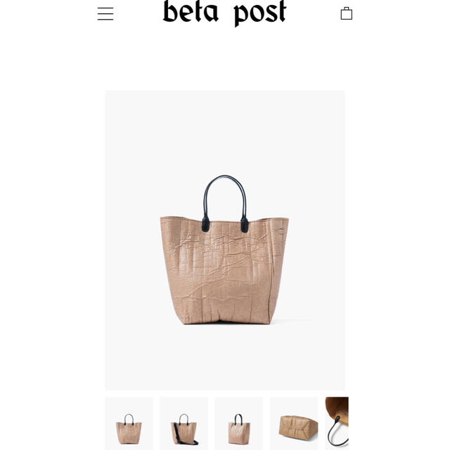 トートバッグbeta post Cardboard Tote Bag ベータポスト トート